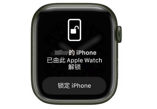 三水苹果手机维修分享用 AppleWatch 解锁配备面容 ID 的 iPhone方法 